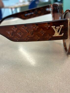 Louis Vuitton Tortoiseshell Monogram Sunglass Arm - Amber Brown